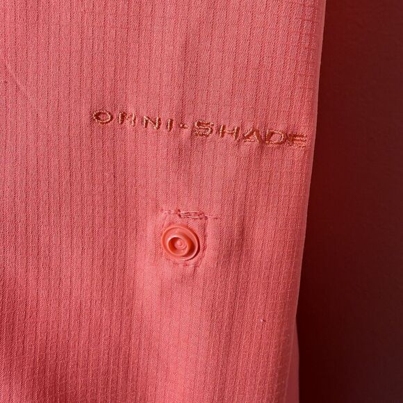 Columbia PFG Button-Up Shirt Women’s Size XL Omni-Shade Long Sleeve Melon Color - Picture 6 of 9